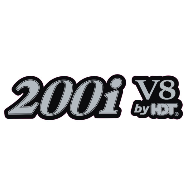 HDT VT 200SI V8 BY HDT DECAL - SMALL